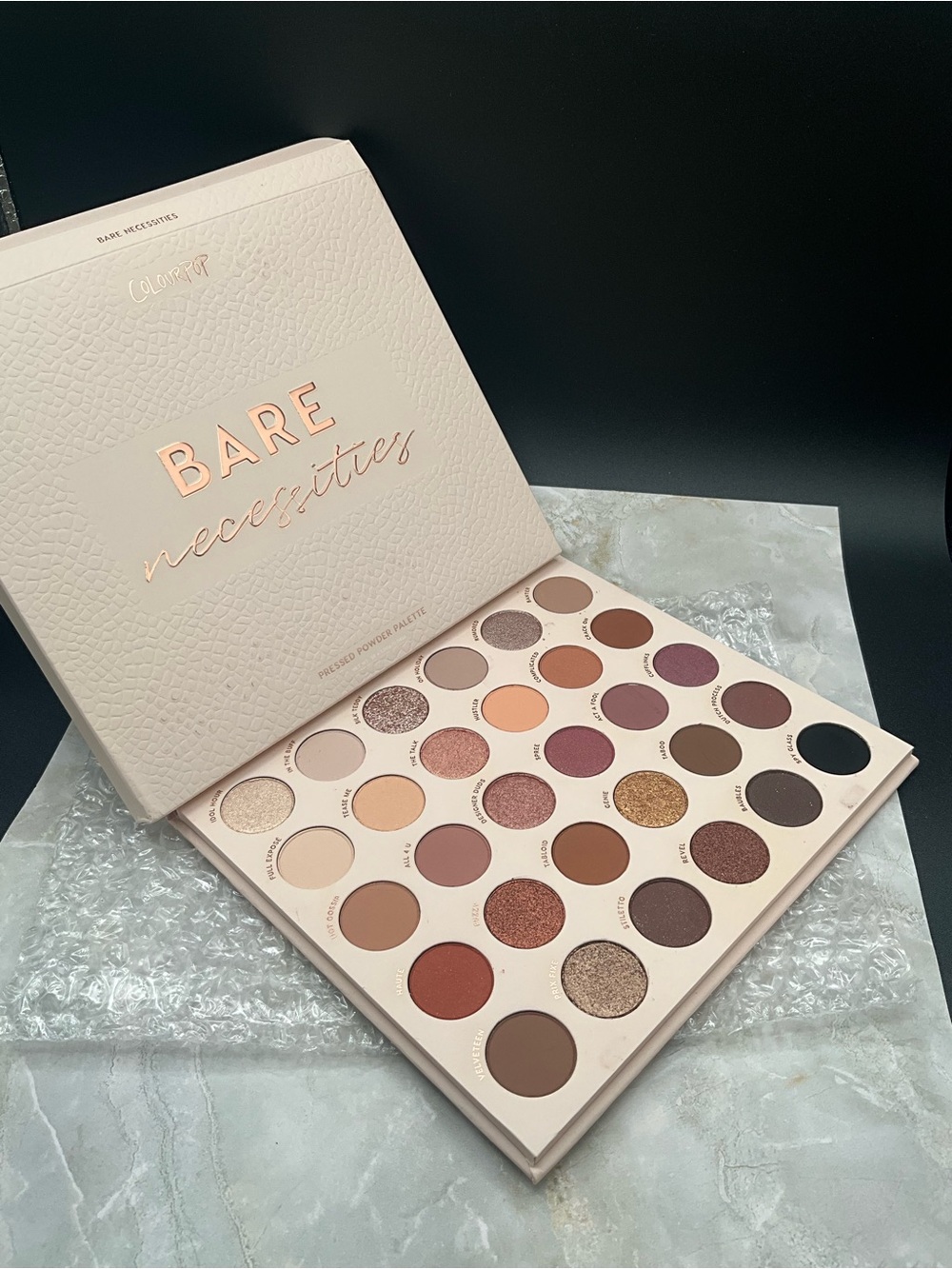 ColourPop Bare Necessities Neutral Eyeshadow Palette — Nude, Brown, Gold Tones